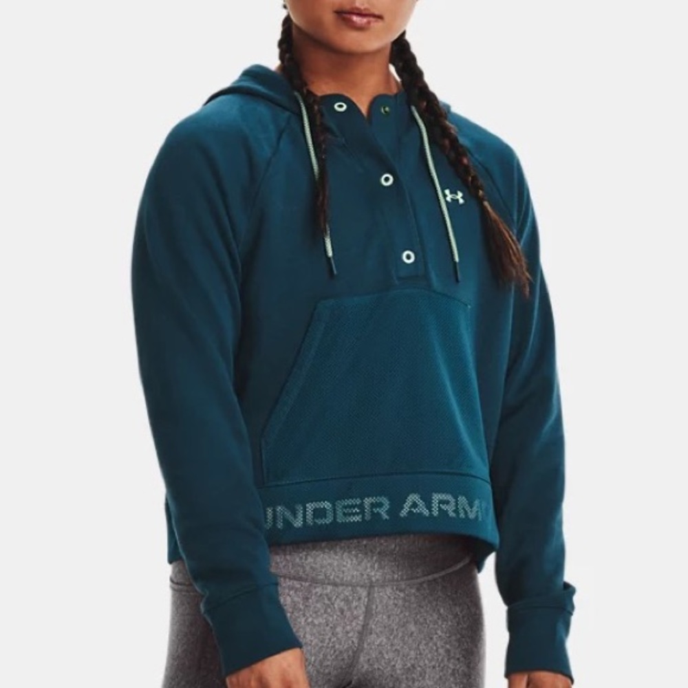 Under Armour UA Rival Fleece Mesh Hoodie